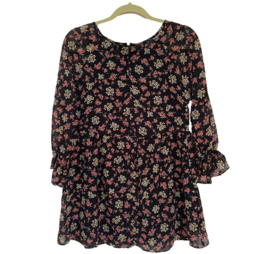FREE People floral blouse size S